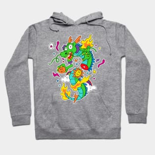 Flying Anime Dragon Hoodie